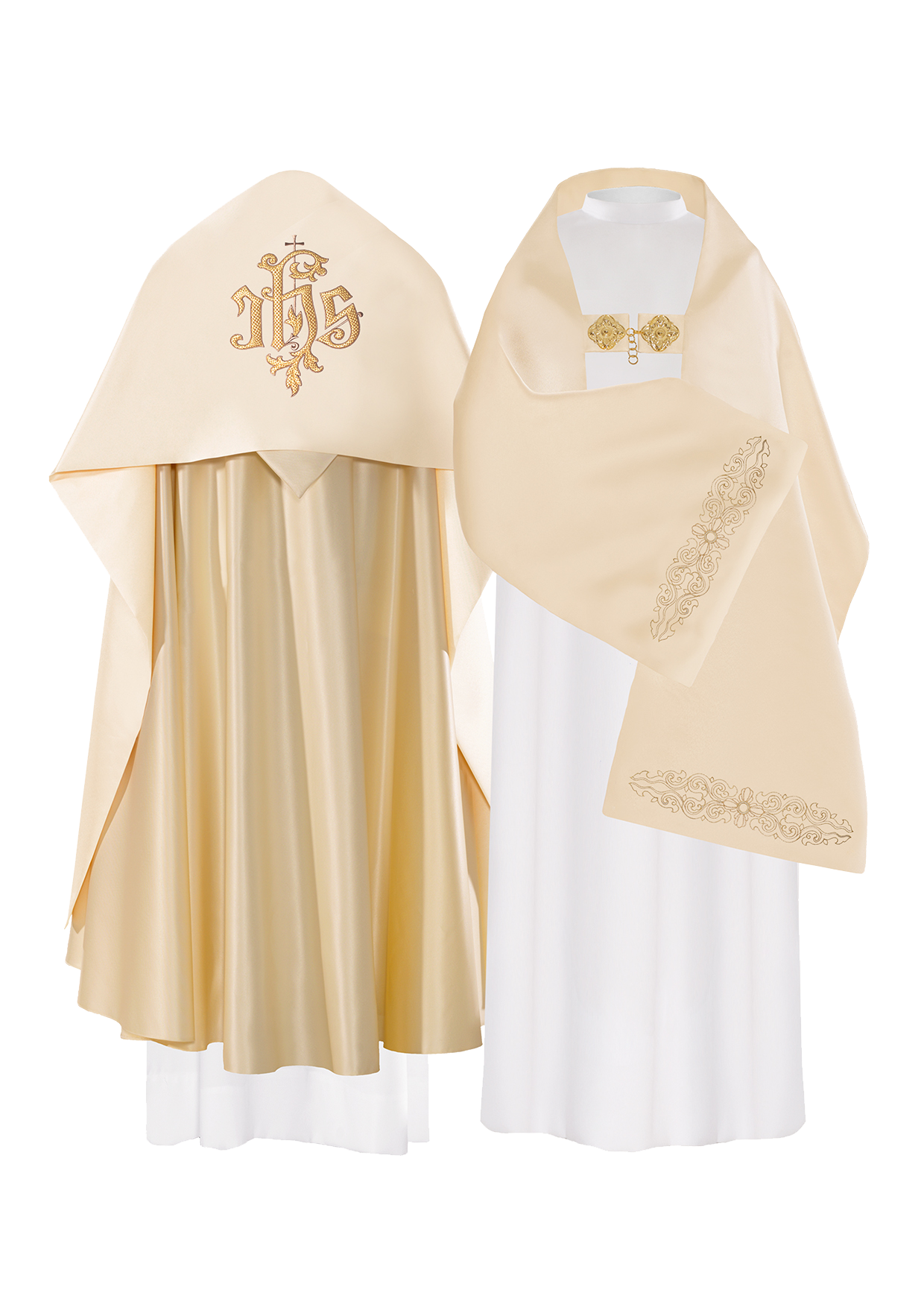 Welon liturgiczny haftowany IHS