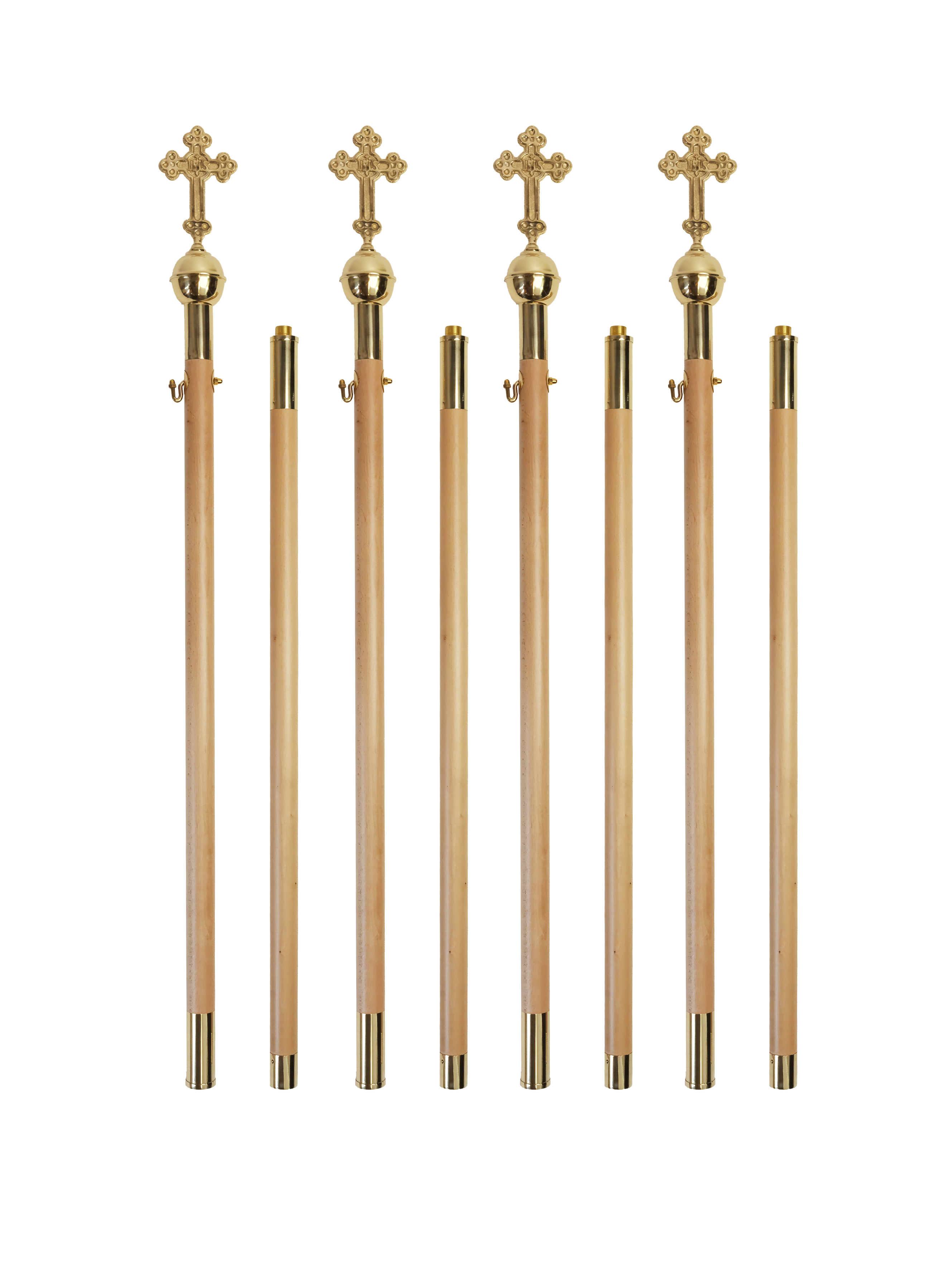 Drzewce do baldachimu jasne drewno