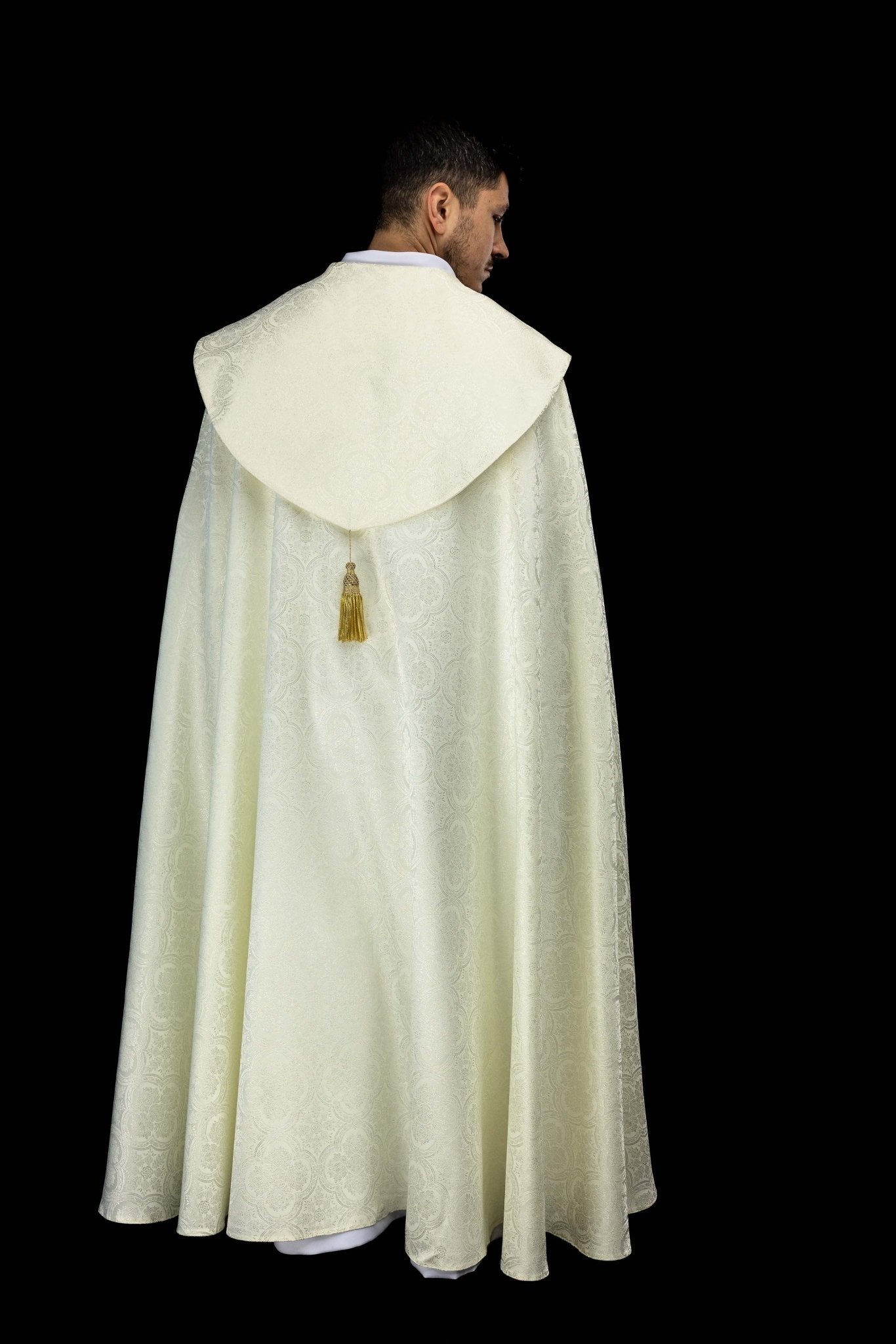 Kapa liturgiczna żakardowa ecru