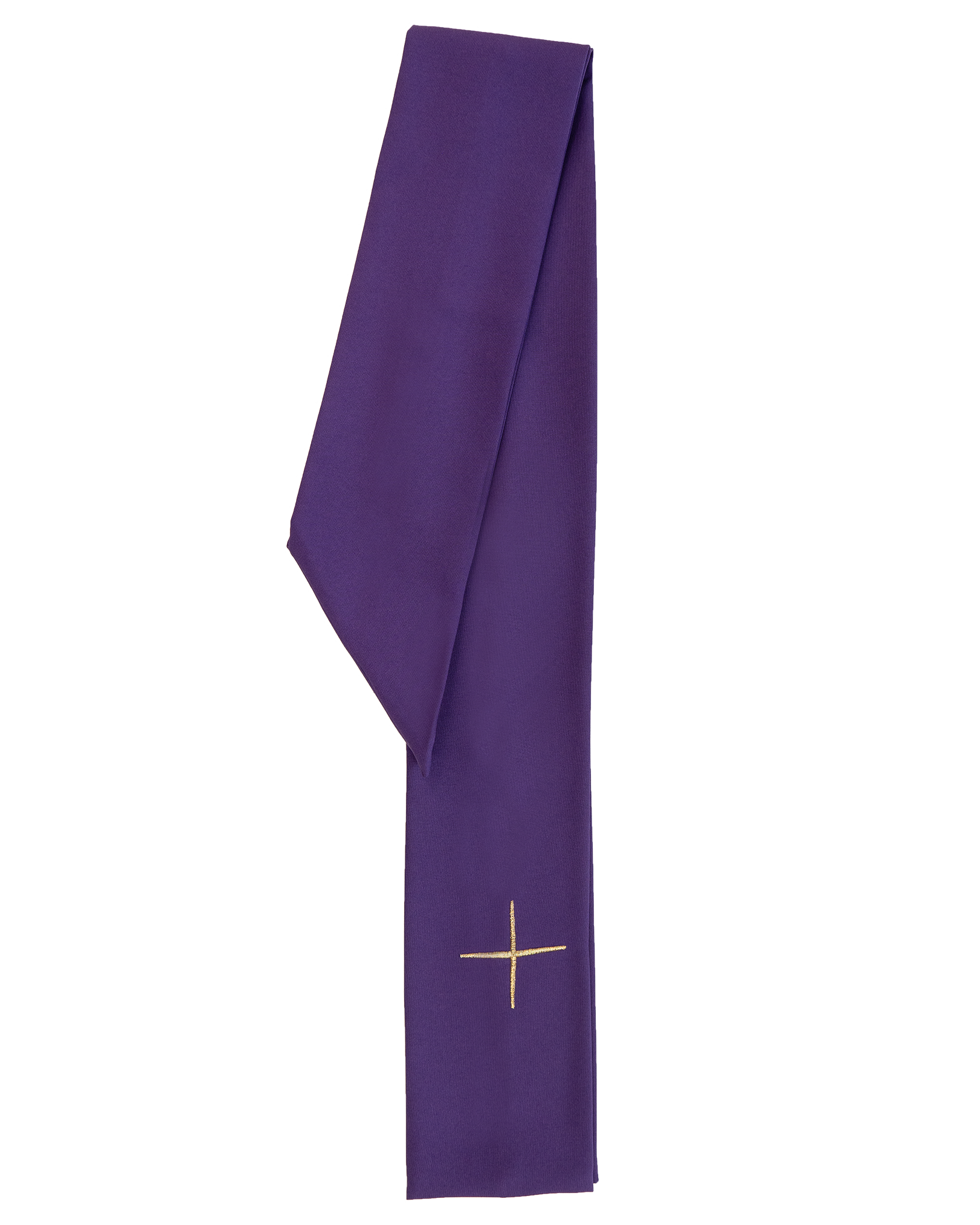 Ornat haftowany z symbolem krzyża KOR/227 Fioletowy