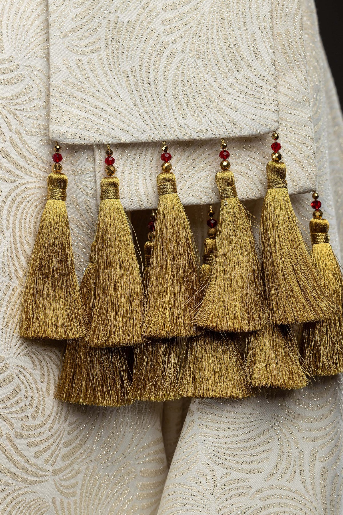 Ręcznie wykonany ornat z naturalnymi kamieniami Handmade 7012