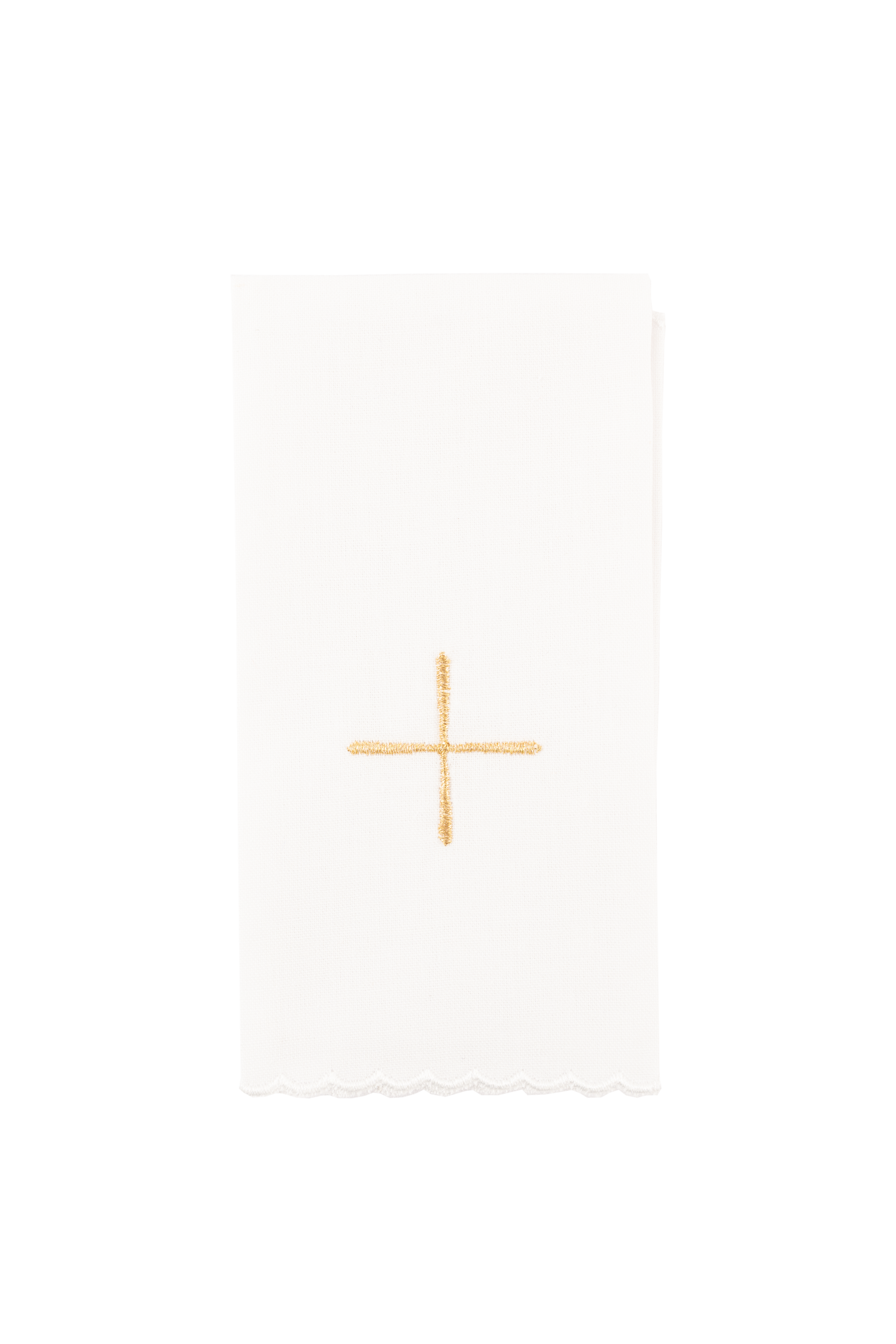 Bielizna kielichowa haftowana ecru aksamit - ORNATY.PL