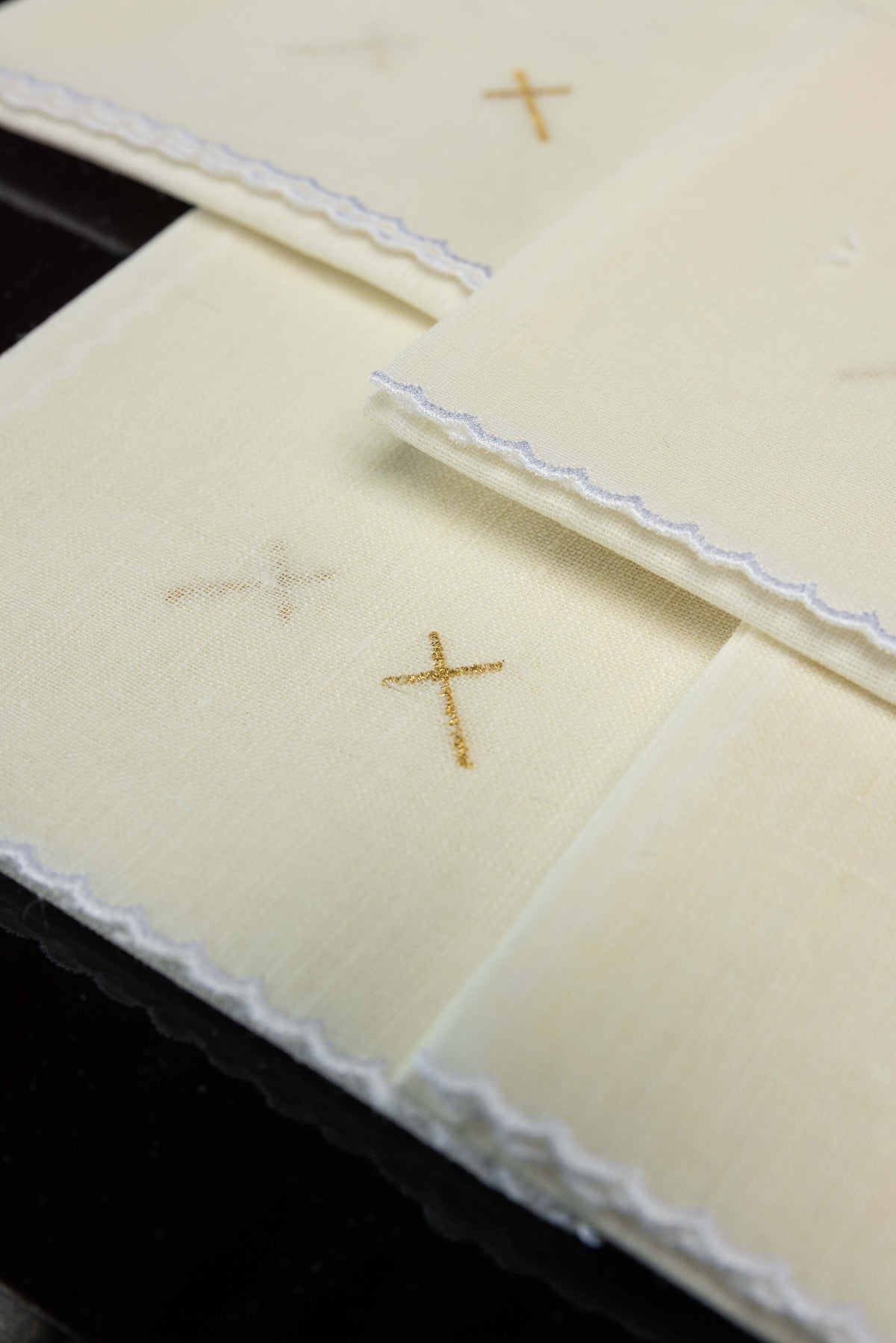 Zestaw 5 sztuk lnianego Korporału liturgicznego