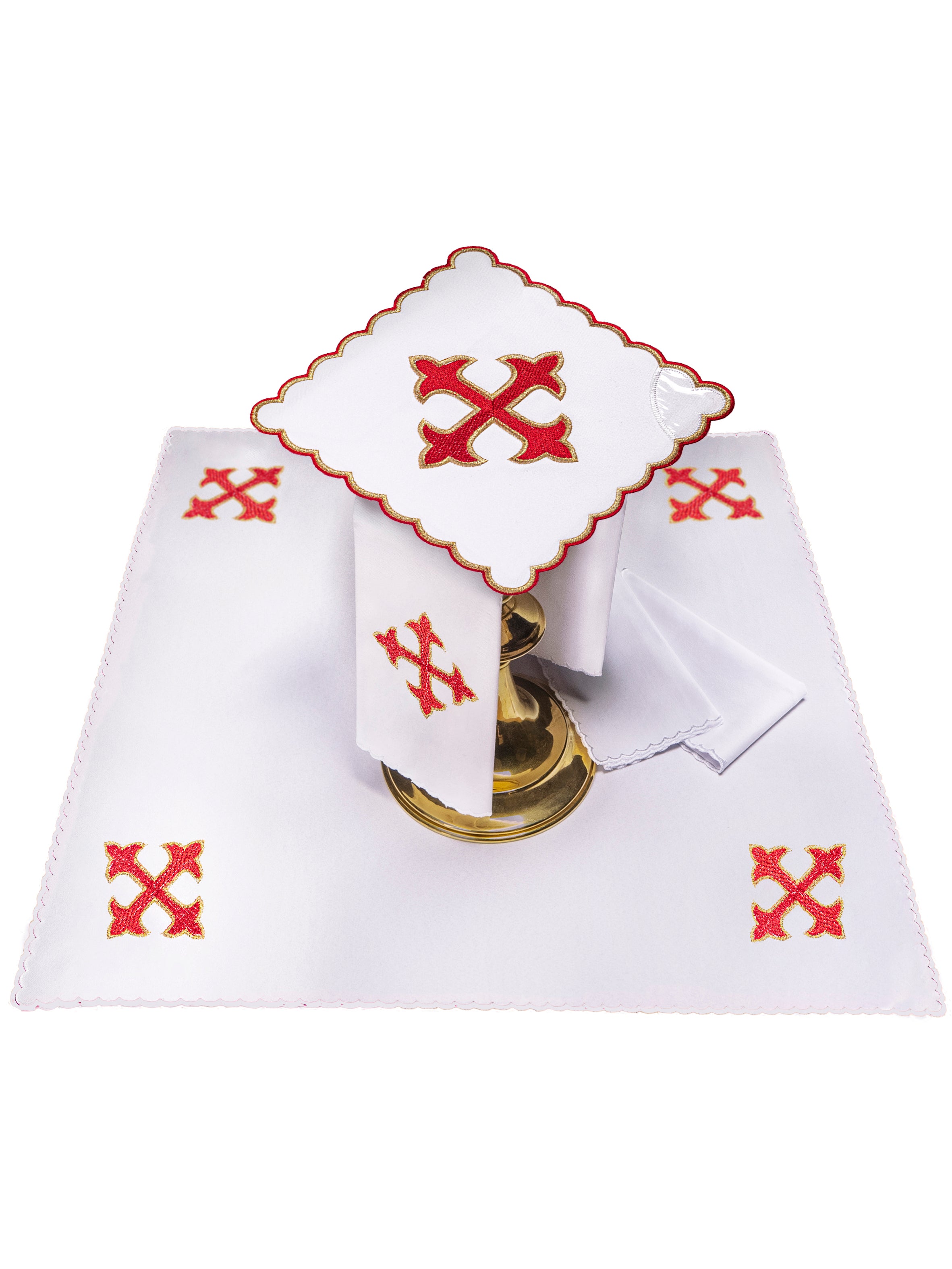 Bielizna kielichowa haftowana Krzyż Czerwony
