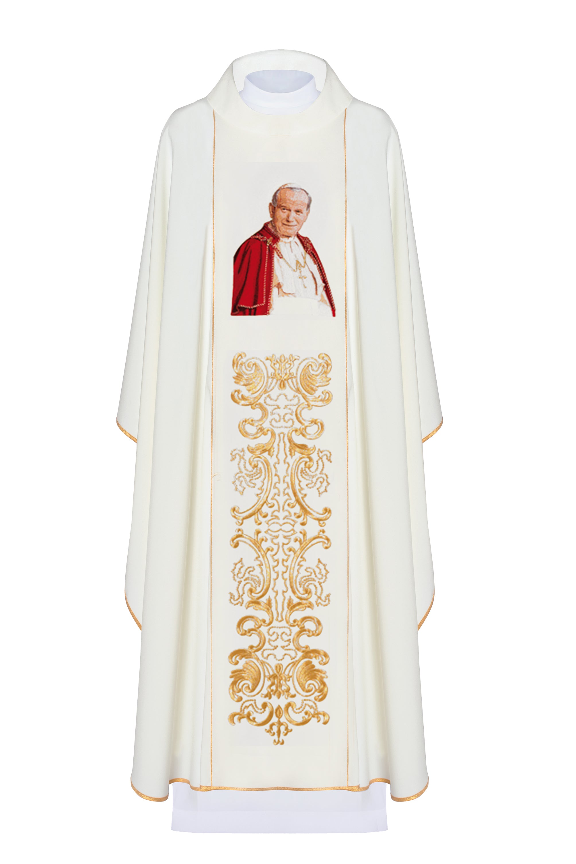 Ornat z wizerunkiem papieża Jana Pawła II