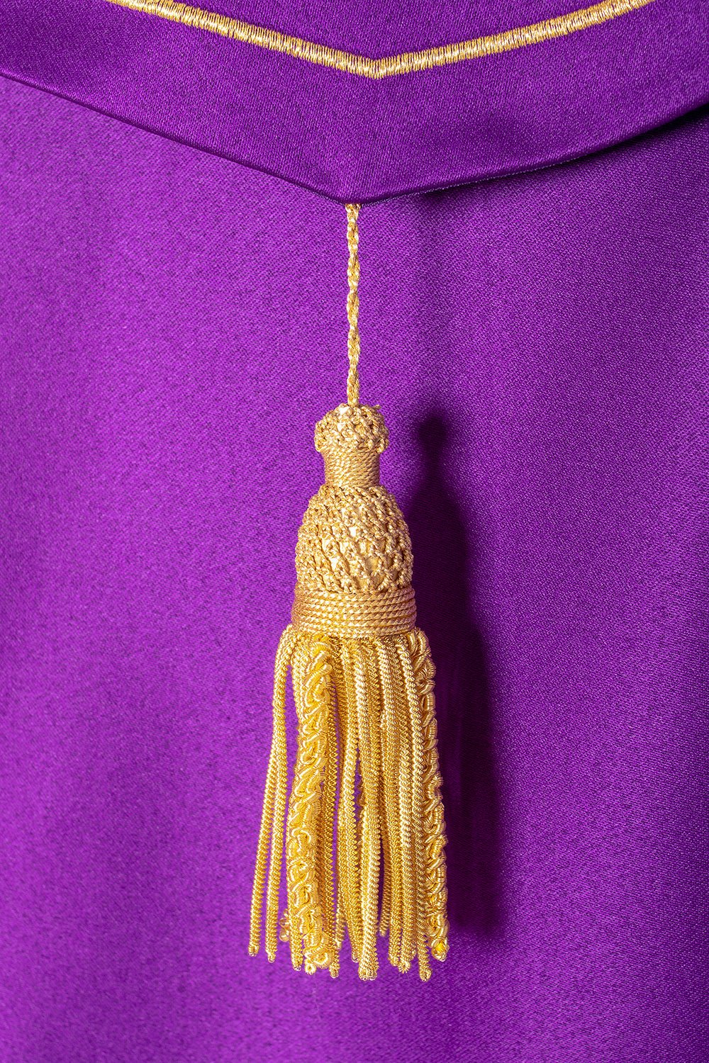 Kapa eucharystyczna monogram PAX KKP/014/03 Fioletowa