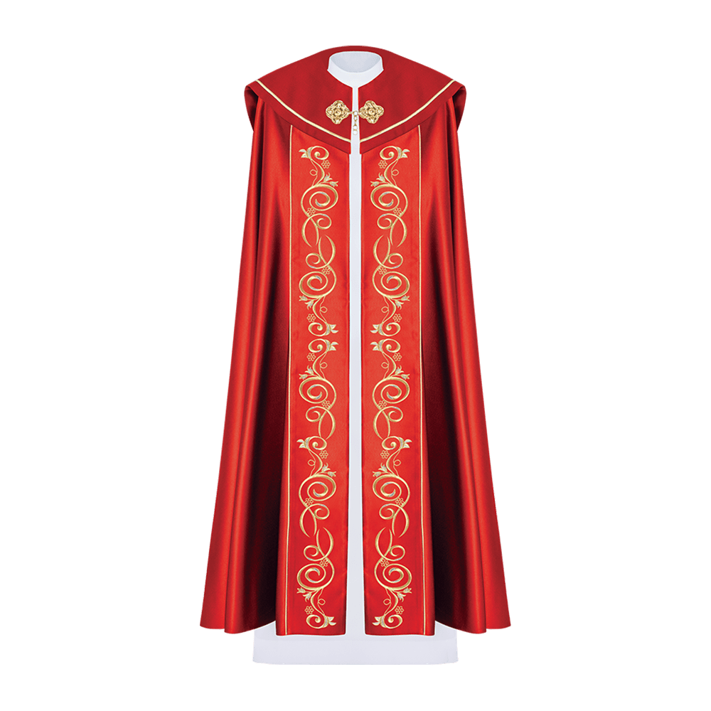 Czerwona kapa liturgiczna czrwona