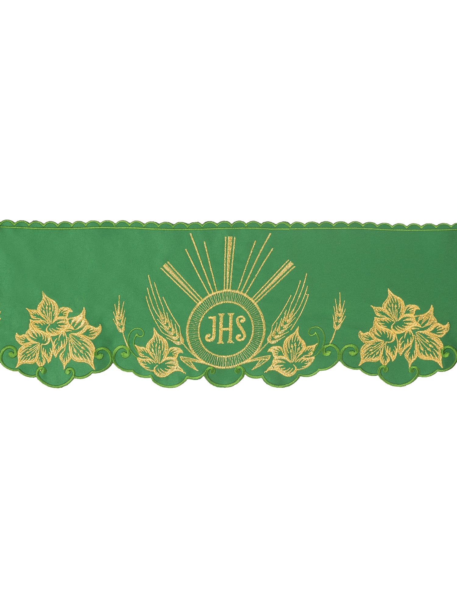 Metraż z haftem czołowym IHS Zielony