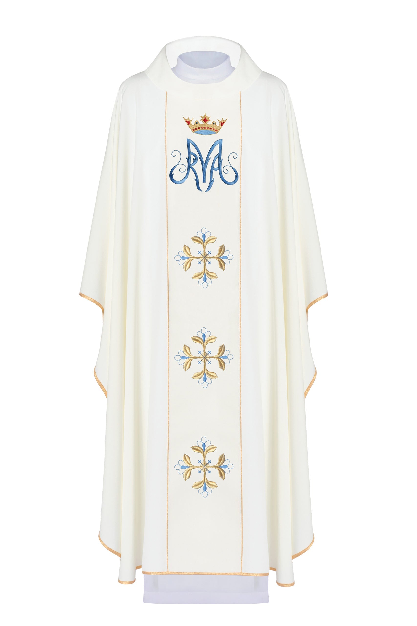 Maryjny ornat liturgiczny z pasem