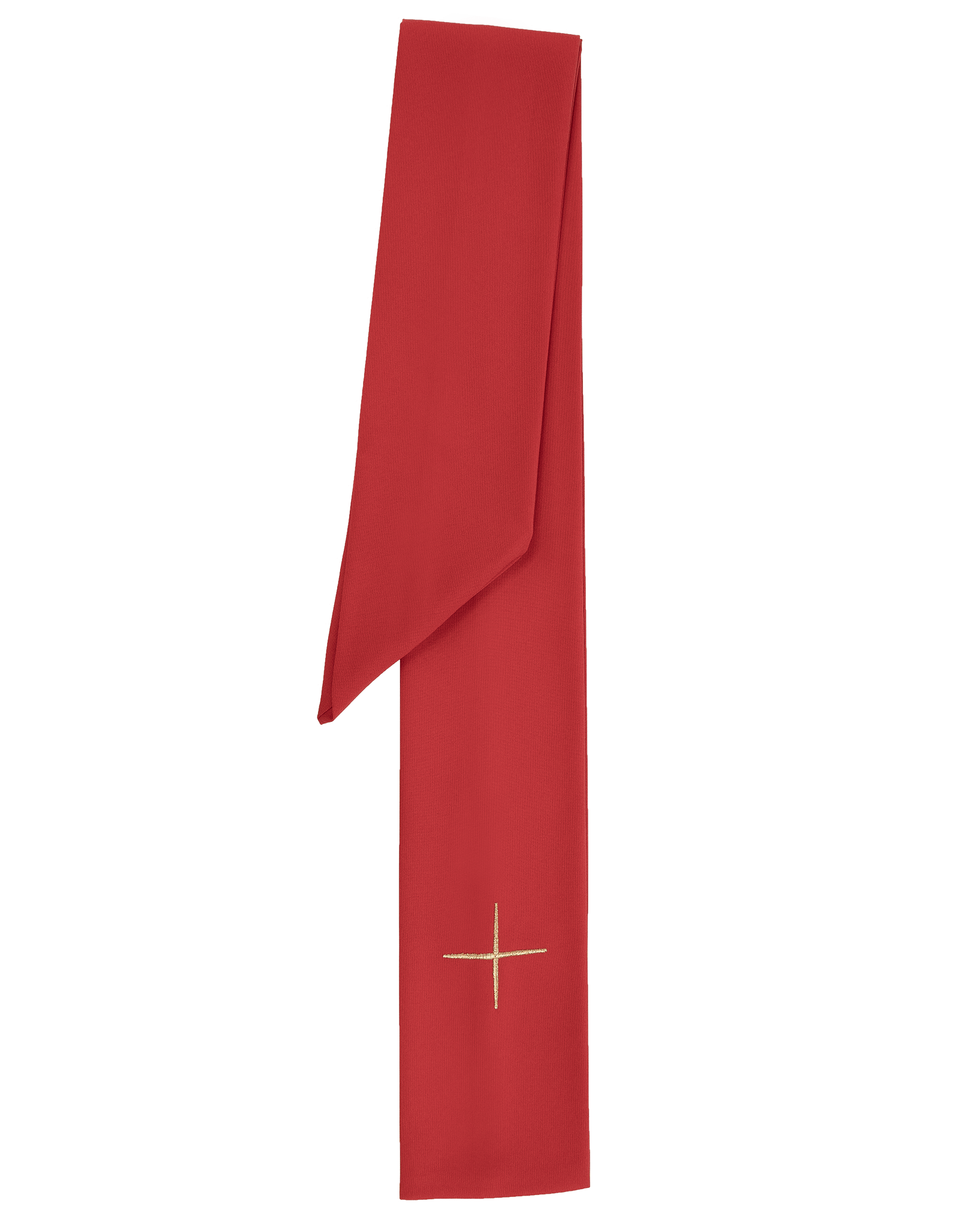 Ornat haftowany krzyża IHS KOR/255 Czerwony - ORNATY.PL