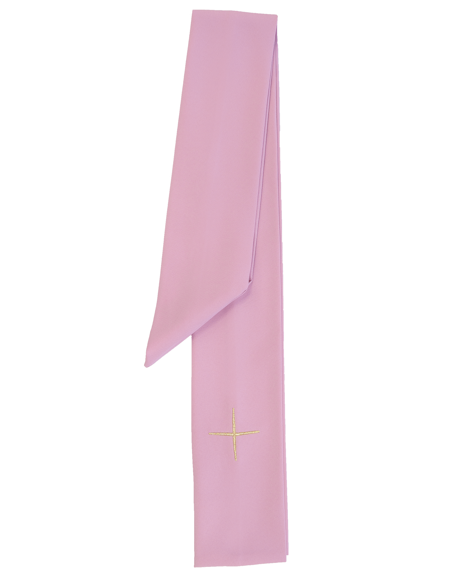 Ornat haftowany Krzyż Alfa i Omega z kłosem KOR/013 Różowy