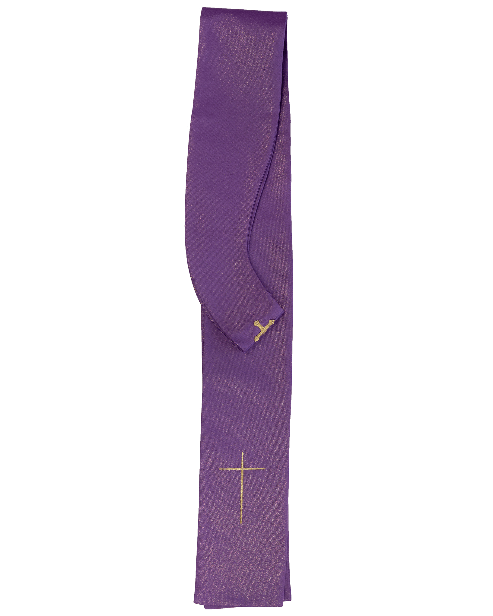 Ornat fioletowy haftowany połyskujący LE/7021
